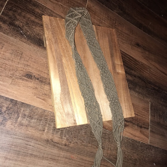 Vintage Macramé Belt 80s - Picture 8 of 9